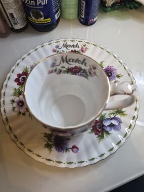 Royal Albert March Anemones Set